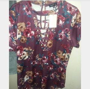 Womes floral shirt